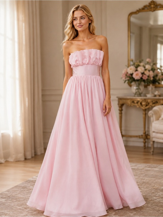 ANTONIO MELANI Dresses & Skirts - Antonio Melani Esperanza Strapless Maxi Dress Bubblegum Pink Size 4